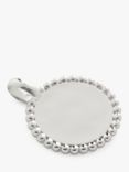 Monica Vinader Triple Beaded Deia Pendant Necklace, Silver