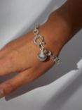 Jon Richard Polished Ball and Chain Bracelet