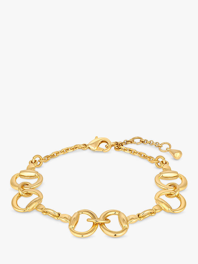 Jon Richard Snaffle Chain Bracelet, Gold
