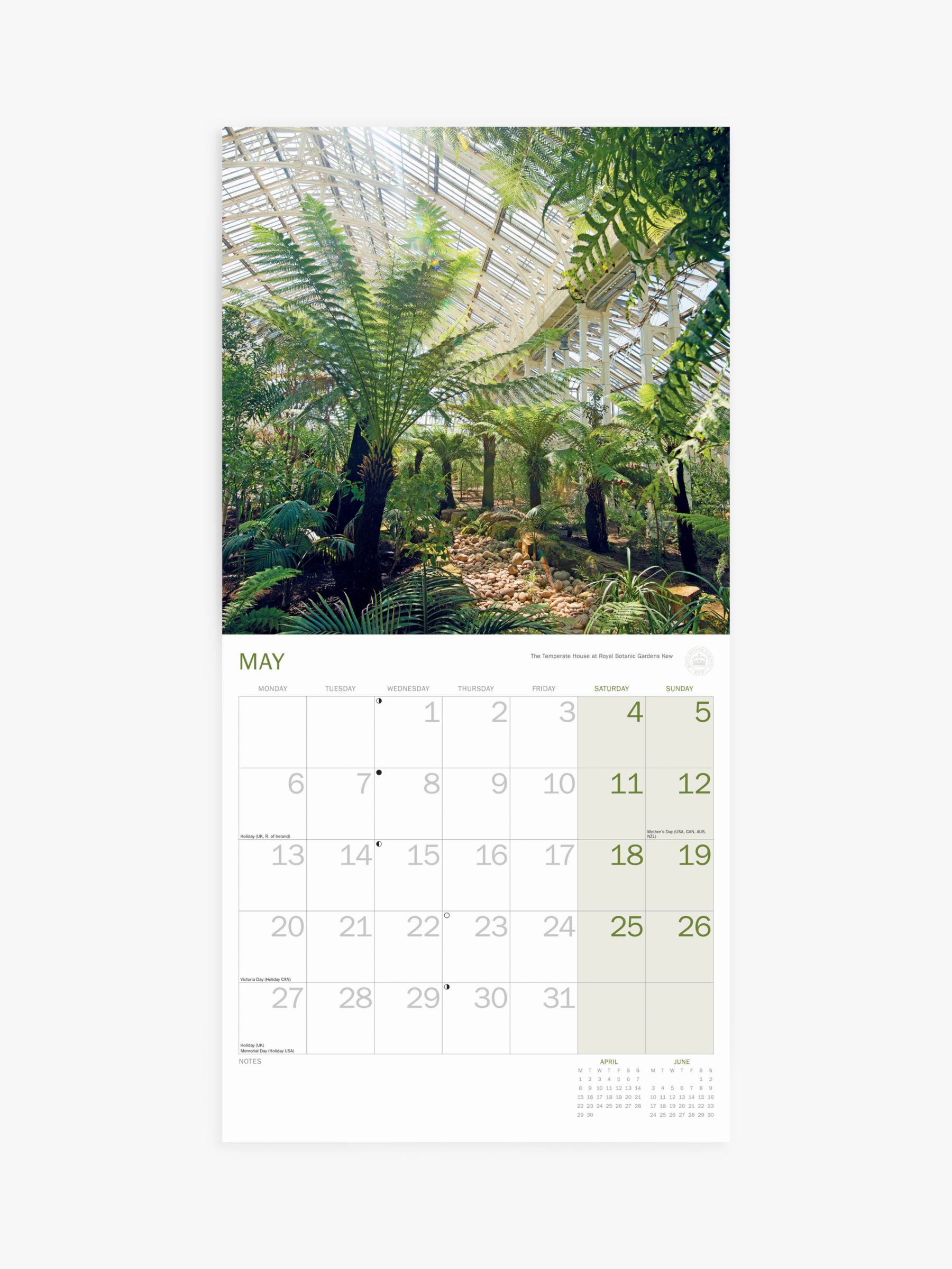 Royal Botanic Gardens, Kew Kew in Colour 2024 Calendar, Multi