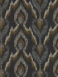 Clarke & Clarke Veluto Wallpaper, Noir W0170/02