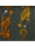 Clarke & Clarke Tigris Wallpaper, Flame W0105/01