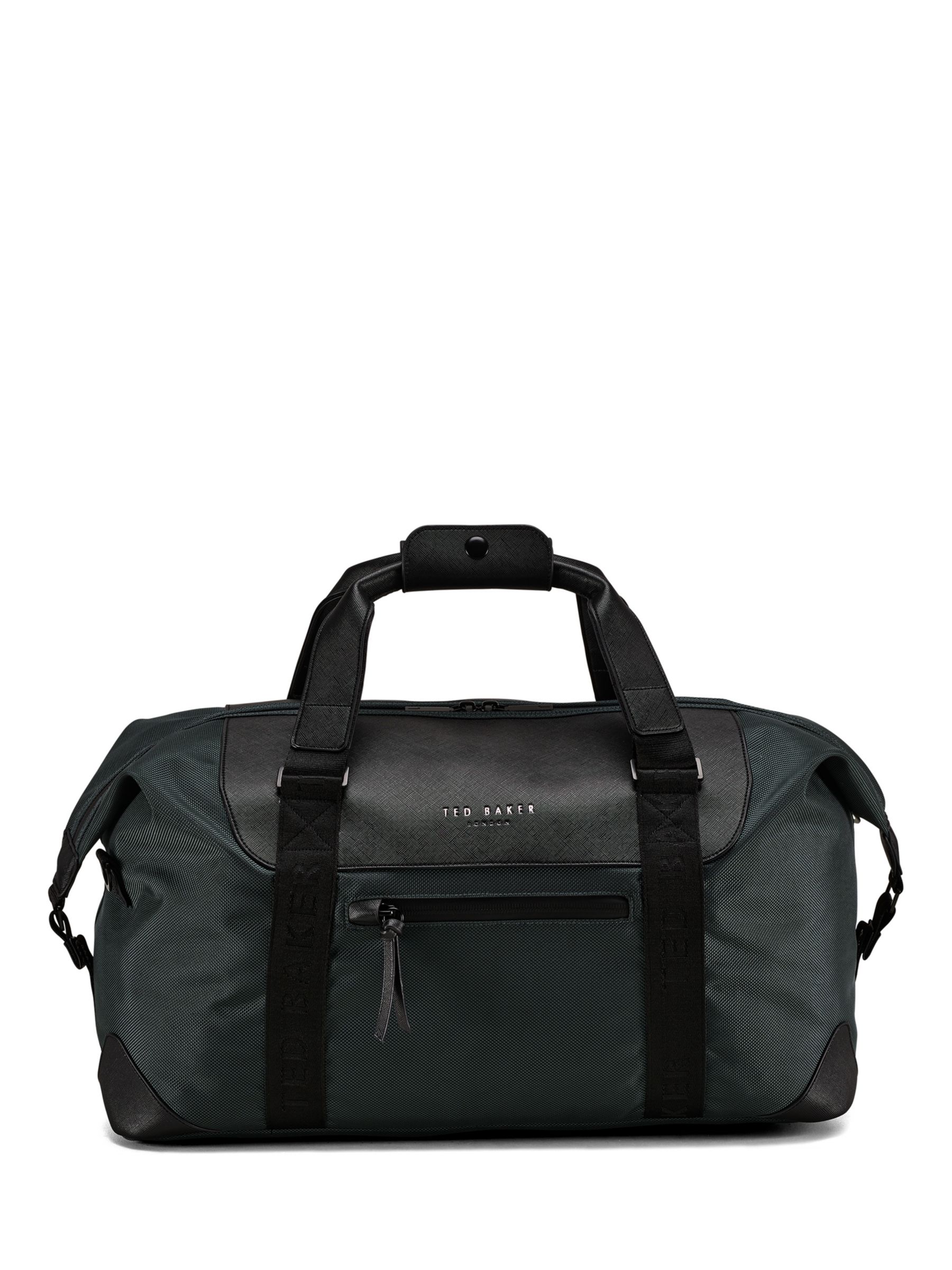 Ted Baker Nomad Small Duffle Bag, 24L, Pewter Grey at John Lewis & Partners