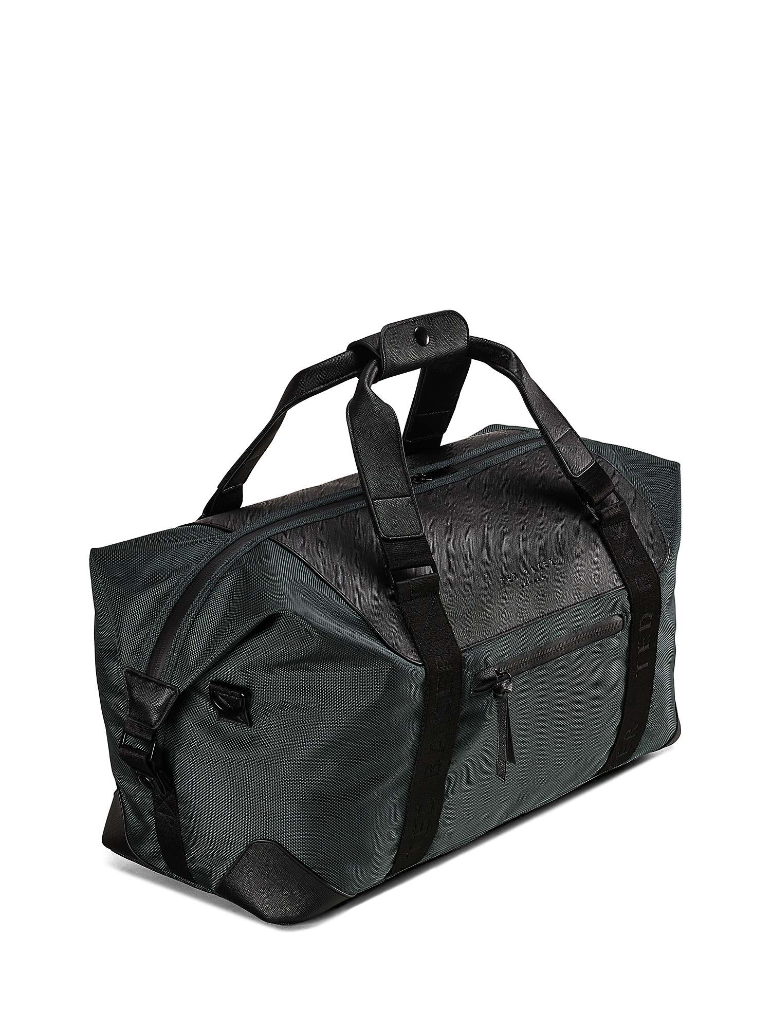 Ted Baker Nomad Small Duffle Bag, 24L, Pewter Grey at John Lewis & Partners