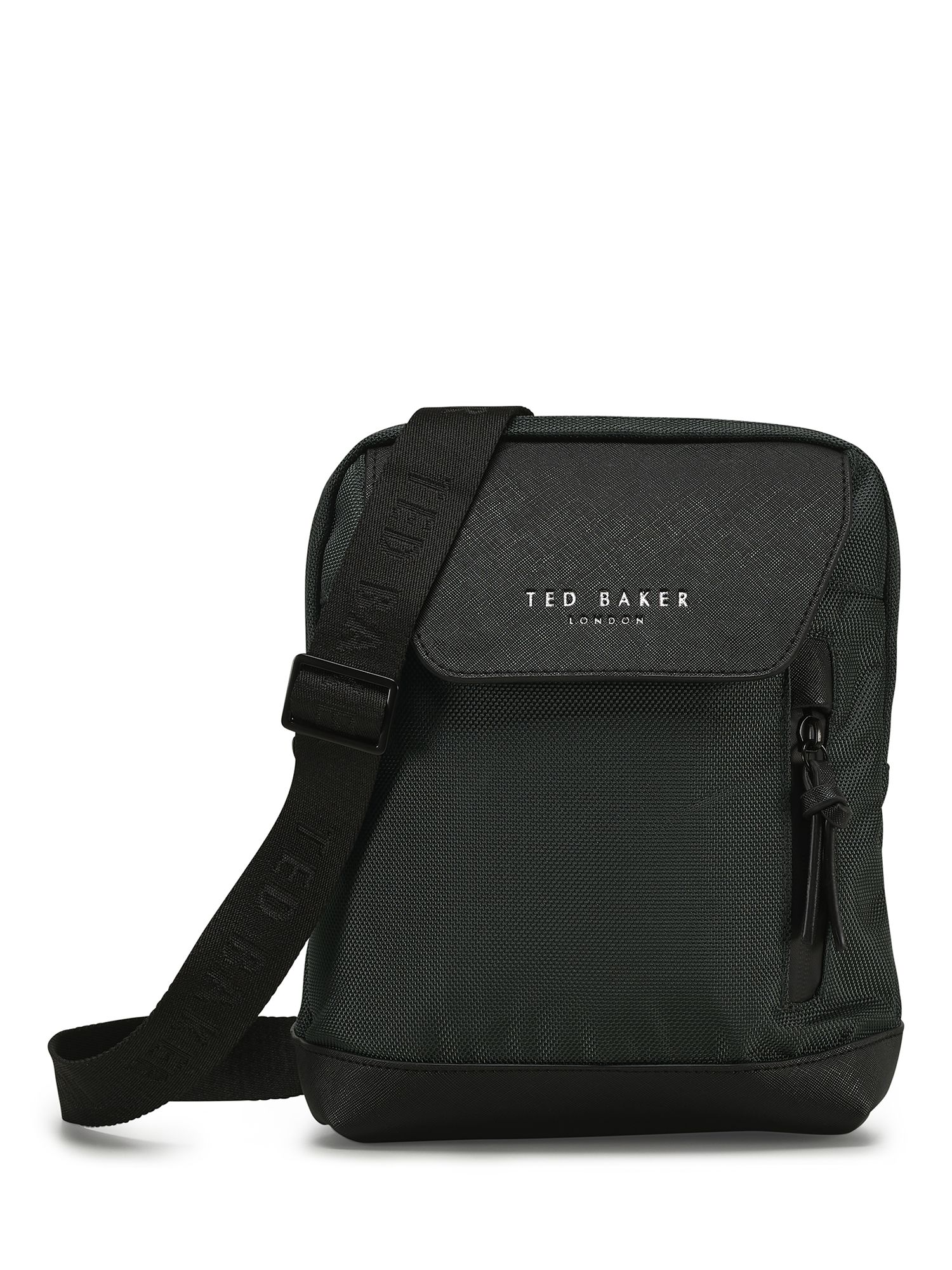Ted Baker Nomad Cross Body Bag, Pewter Grey at John Lewis & Partners