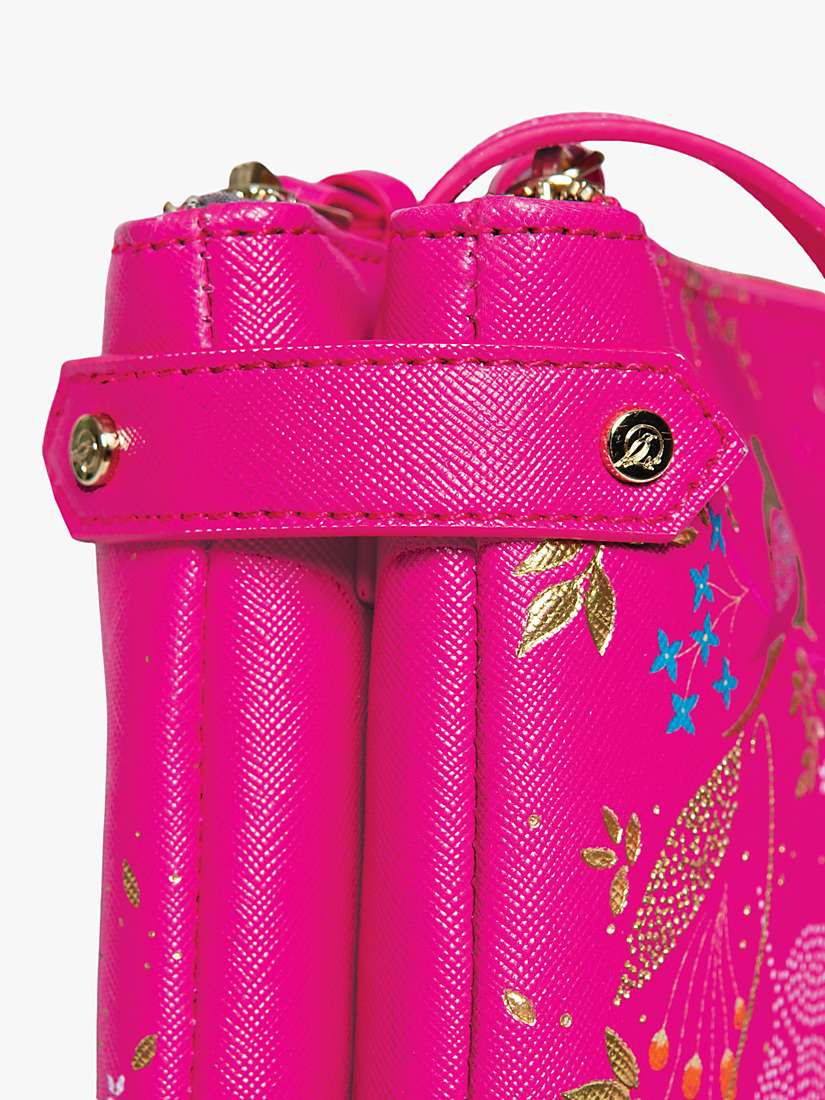 Buy Sara Miller Zip Cross Body Bag, Pink Chelsea Online at johnlewis.com