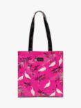 Sara Miller Everyday Printed Shopper Bag, Pink Heron