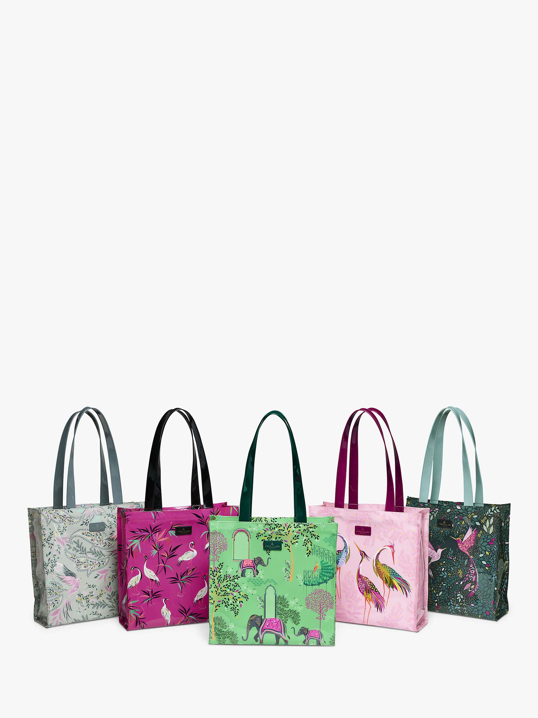 Buy Sara Miller Everyday Printed Shopper Bag, Dancing Cranes Online at johnlewis.com
