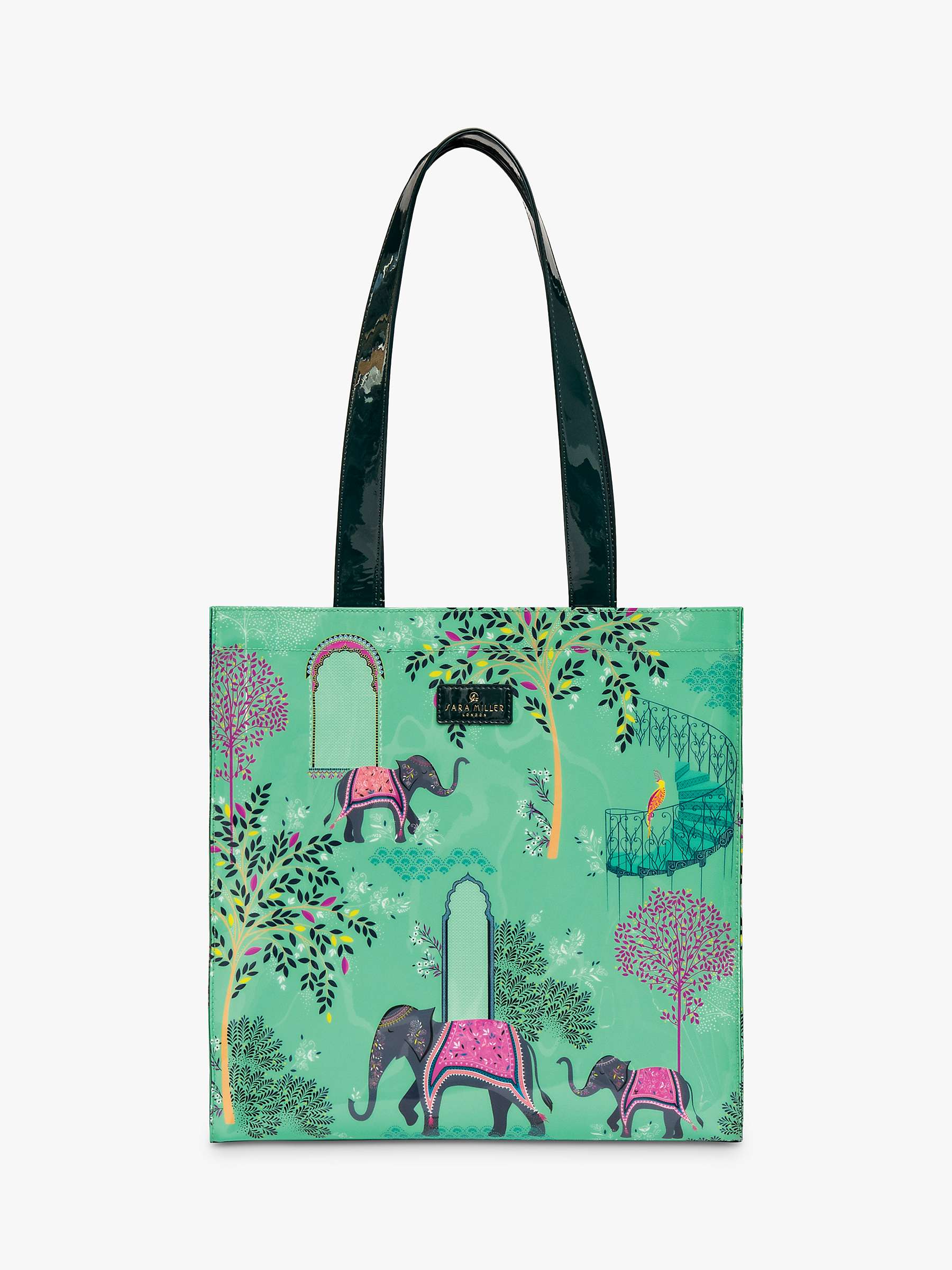 Buy Sara Miller Everyday Printed Shopper Bag, Elephant Oasis Online at johnlewis.com