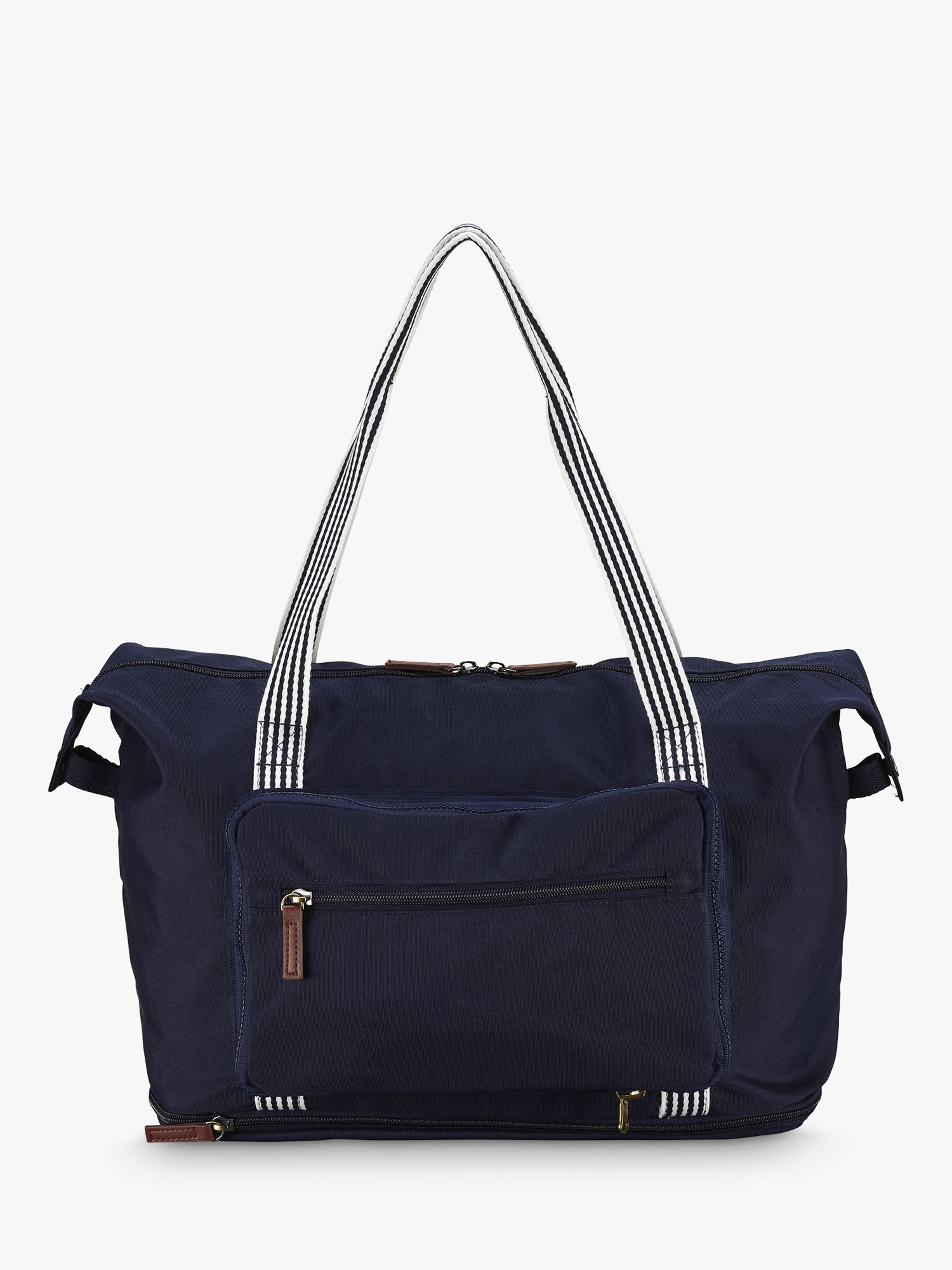Joules Coast Collection Packaway Duffle Bag, French Navy at John Lewis ...