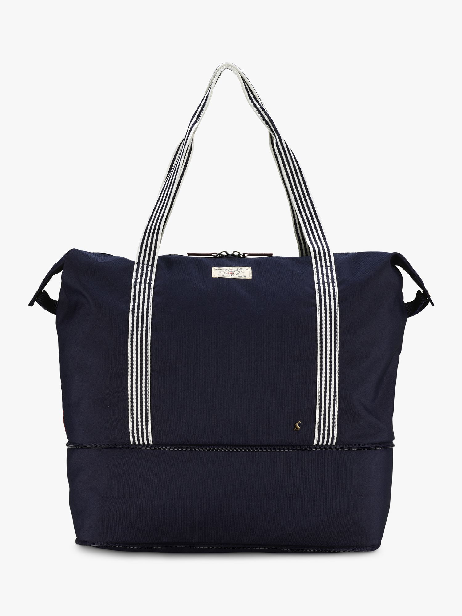 Joules Coast Collection Packaway Duffle Bag, French Navy at John Lewis ...