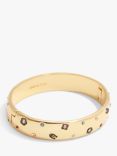 Coach Signature C Crystal Bangle, Gold/Multi