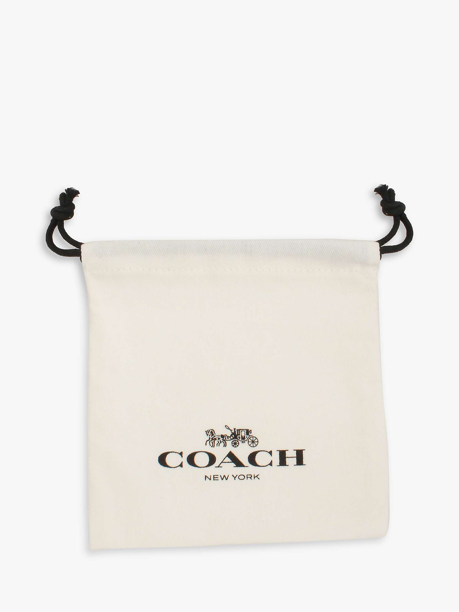 Buy Coach Signature Charm Chain Necklace, Gold Online at johnlewis.com