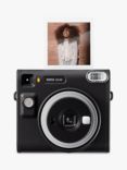 Fujifilm Instax SQUARE SQ40 Instant Camera with Selfie Mode, Built-In Flash & Hand Strap, Black