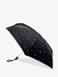 Fulton Tiny 2 Glitter Stars Umbrella, Black/Multi