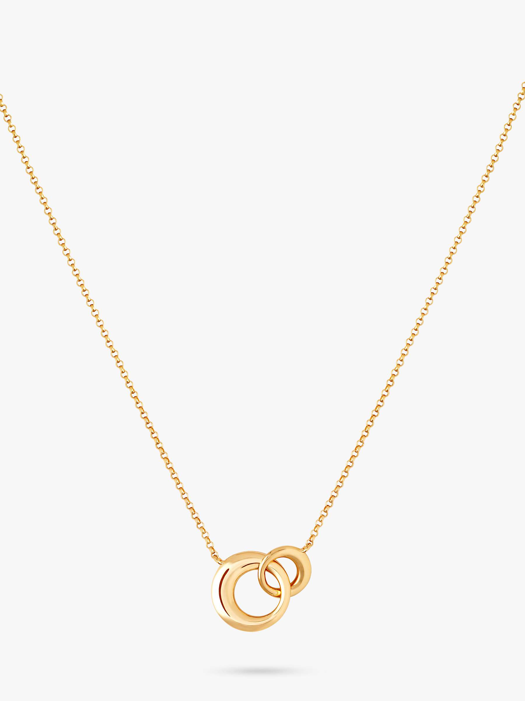 Buy Astrid & Miyu Connection Link Pendant Necklace, Gold Online at johnlewis.com