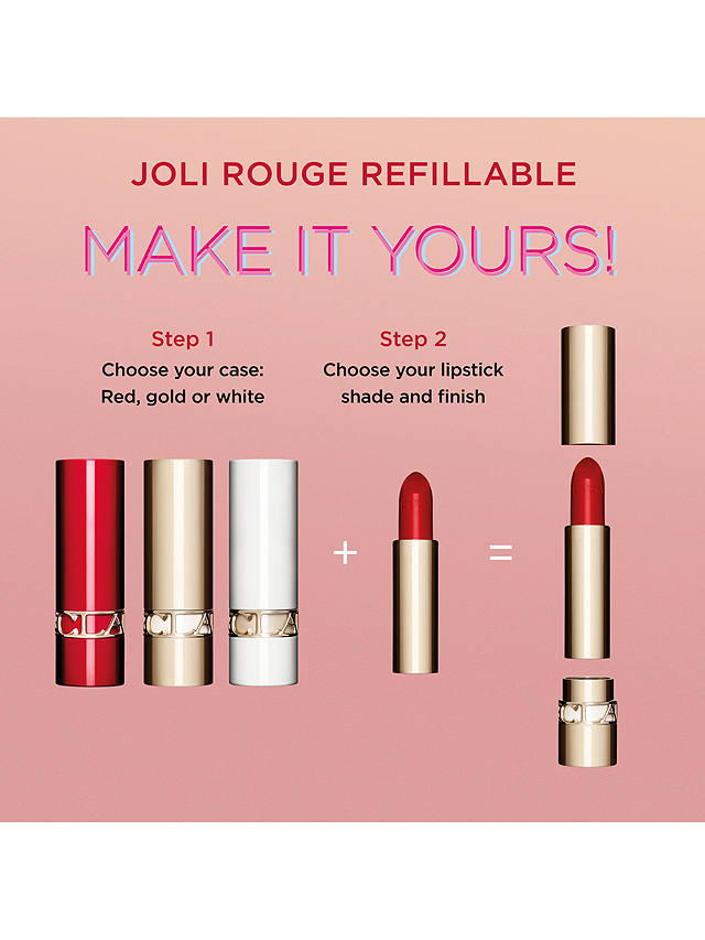 Clarins Joli Rouge Shine Lipstick Refill, 711S Papaya 6