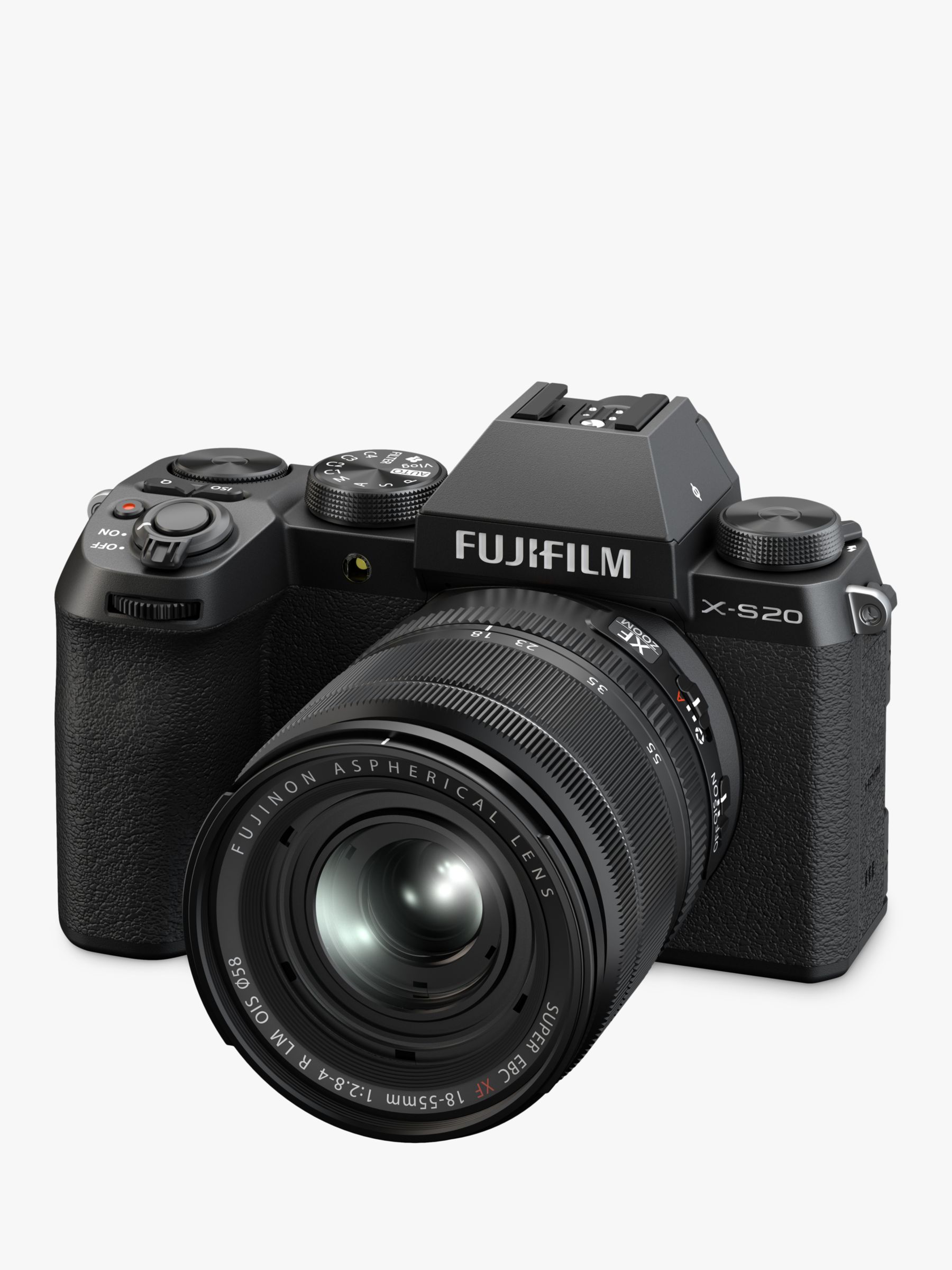 Fujifilm X-S20 Compact System Camera with XF 18-55mm Lens, 6K/4K