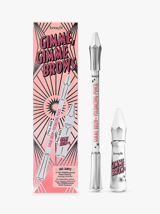 Benefit Gimme Gimme Brows Gimme Brow+ & Gimme Brow+ Volumising Pencil Makeup Gift Set, Shade 4 1