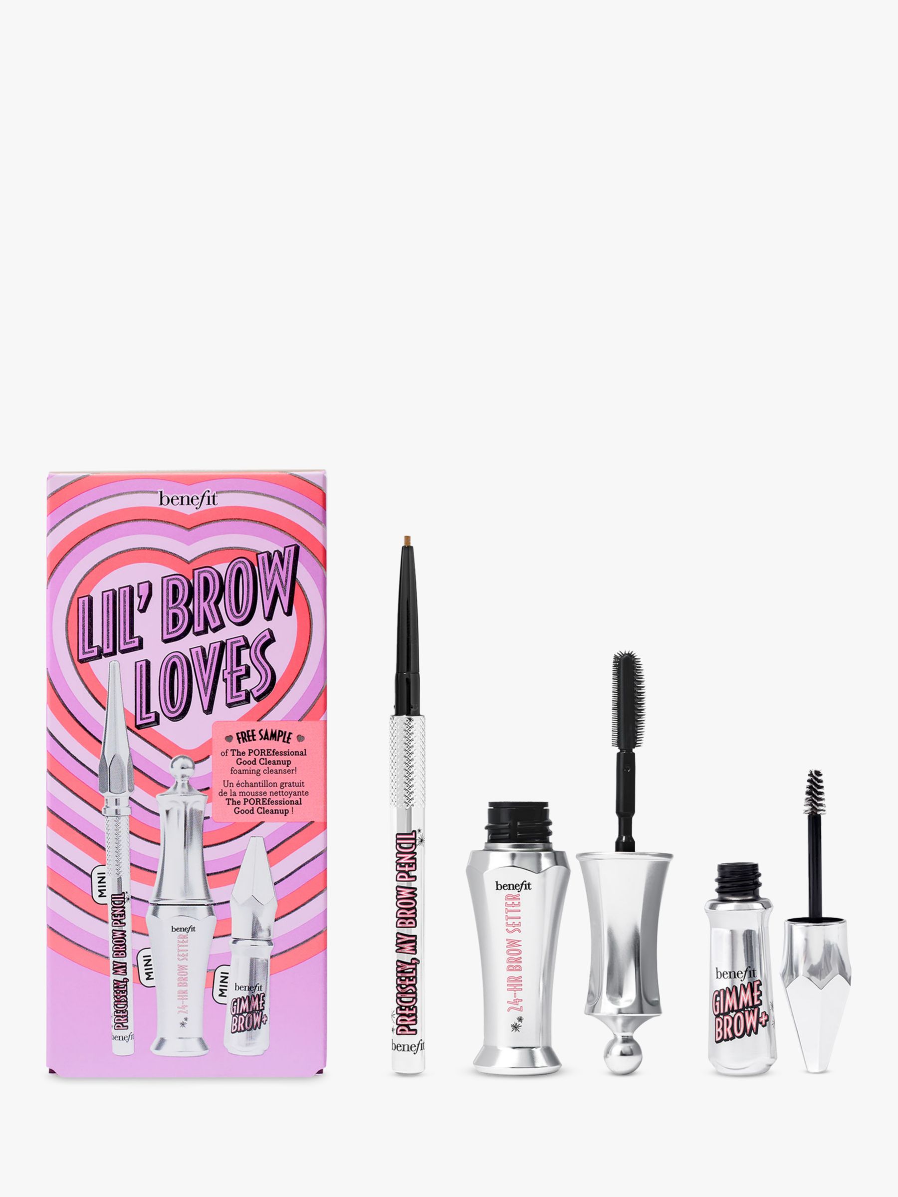 Benefit Lil' Brow Loves Mini Brow Makeup Gift Set, Shade 3