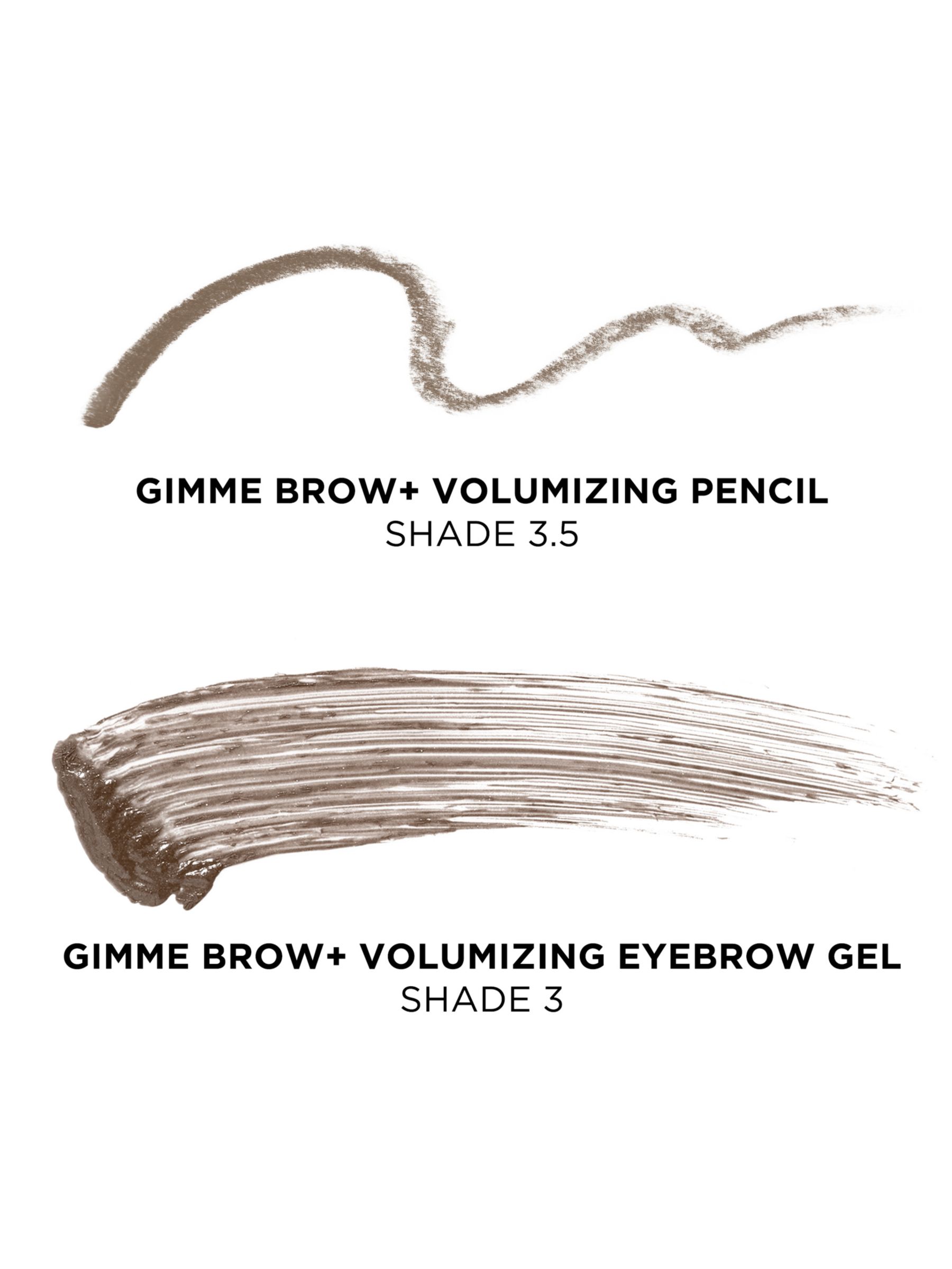 Benefit Gimme Gimme Brows Gimme Brow+ & Gimme Brow+ Volumising Pencil Makeup Gift Set, Shade 3.5 3