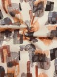 Viscount Textiles Abstract Cotton Lawn Fabric, Multi Brown
