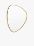 Gallery Direct Chattenden Organic Free Form Metal Frame Wall Mirror, 70 x 60cm, Gold