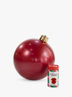 Holiball Inflatable Bauble Decoration, Vintage Red, Dia.45cm