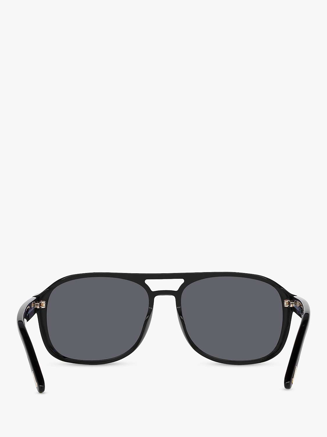 Buy TOM FORD TF1022 Men's Rosco Square Sunglasses, Shiny Black/Grey Online at johnlewis.com