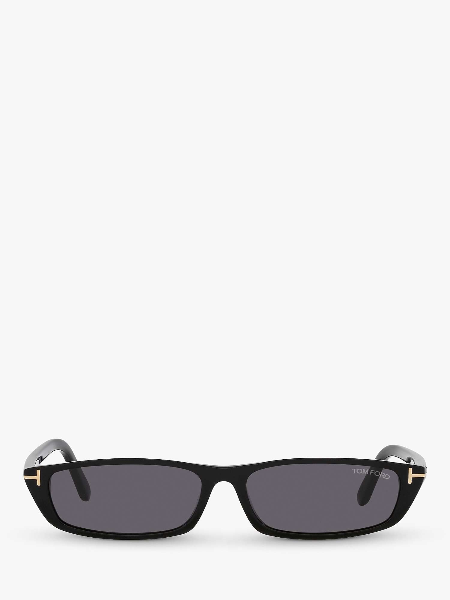 Buy TOM FORD TR001673 Unisex Rectangular Sunglasses, Black Online at johnlewis.com