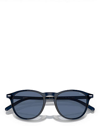 Ralph Lauren PH4181 Men's Phantos Sunglasses, Blue/Navy