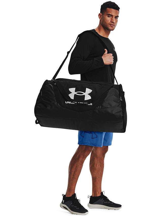 Under Armour Undeniable 5.0 Large Duffle Bag, Black/Silver