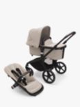 Bugaboo Fox 5 Pushchair with Cybex Cloud T Baby Car Seat and Base T Bundle, Desert Taupe
