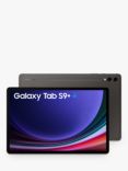 Samsung Galaxy Tab S9+ Tablet with Bluetooth S Pen, Android, 12GB RAM, Galaxy AI, 256GB, Wi-Fi, 12.4", Graphite