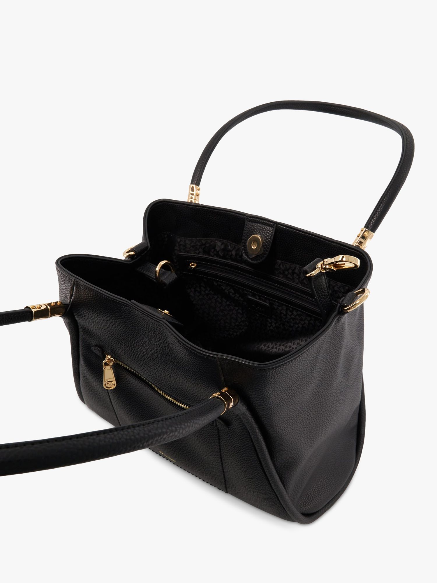 John Lewis Women Black Nylon Shoulder Ebony Bag! New! Only £29.90!