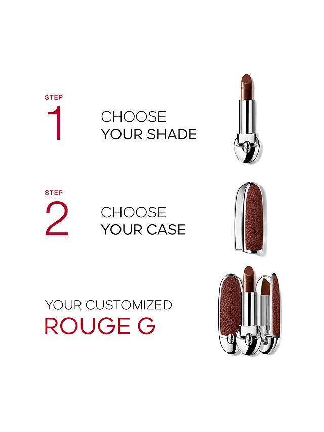Guerlain Rouge G Lipstick – The Double Mirror Case, Berry Brown 2