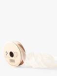 Berisfords Flame Organza Ribbon, L3m, Silver