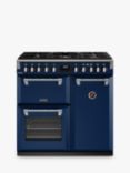 Stoves Richmond Deluxe 90cm Dual Fuel Range Cooker, Midnight Blue