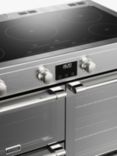 Stoves Sterling Deluxe 100cm Electric Range Cooker with Induction Hob, Stainless Steel