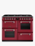 Stoves Richmond Deluxe 110cm Dual Fuel Range Cooker, Chilli Red