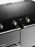 Stoves Sterling Deluxe 110cm Electric Range Cooker with Induction Hob, Black