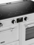 Stoves Richmond Deluxe 110cm Electric Range Cooker with Induction Hob, Icy White