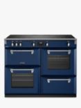 Stoves Richmond Deluxe 110cm Electric Range Cooker with Induction Hob, Midnight Blue