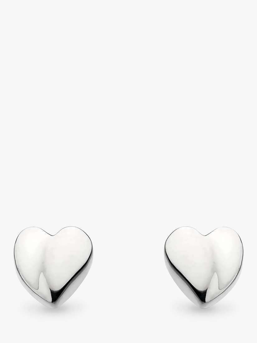 Buy Kit Heath Miniatures Sweet Heart Stud Earrings, Silver Online at johnlewis.com