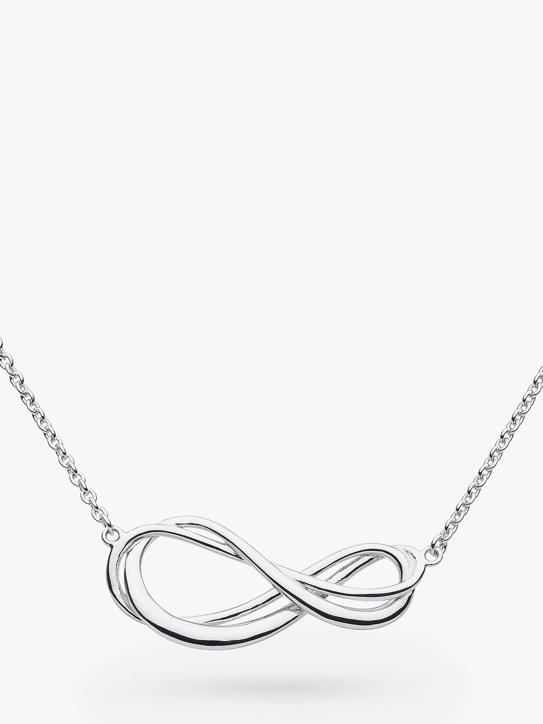 Buy Kit Heath Infinity Pendant Necklace, Silver Online at johnlewis.com