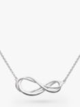 Kit Heath Infinity Pendant Necklace, Silver