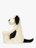 Jellycat Bashful Puppy Soft Toy, Black/Cream
