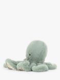 Jellycat Odyssey Octopus Soft Toy, Small, Green