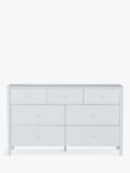 John Lewis Spindle 7 Drawer Chest, Grey