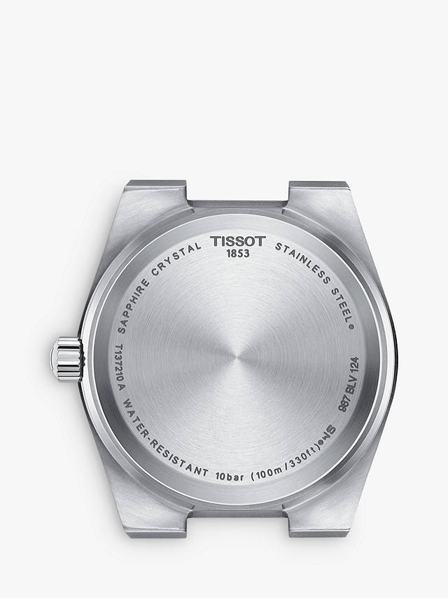 Tissot Unisex PRX Powermatic 80 Date Bracelet Strap Watch, Light Green/Silver T1372101109100